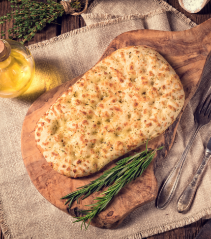 Focaccia με λάδι τρούφας