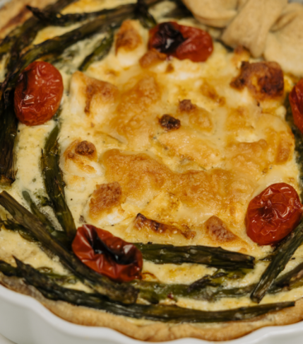 Τάρτα με σπαράγγια