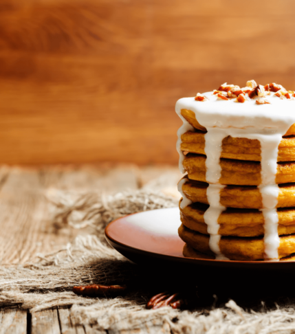 Υγιεινά pancakes με βρόμη και γιαούρτι