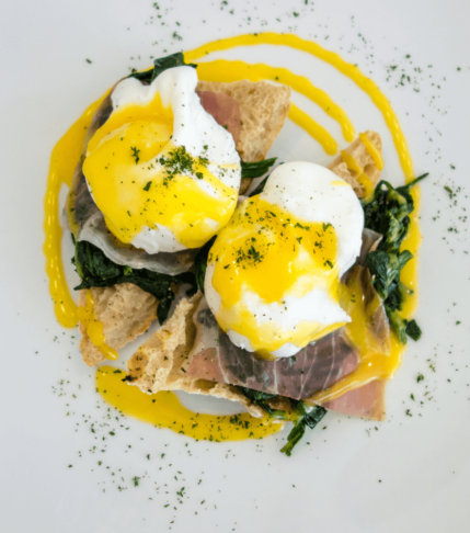 Αυγά benedict με σάλτσα hollandaise