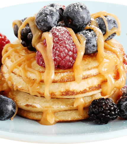 Pancakes με καραμέλα γάλακτος