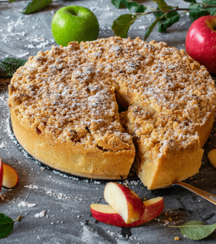 Μηλόπιτα crumble (ψιχουλιαστή)