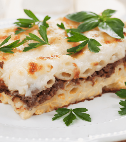 Vegan/ Νηστίσιμο παστίτσιο με "κιμά" μελιτζάνας