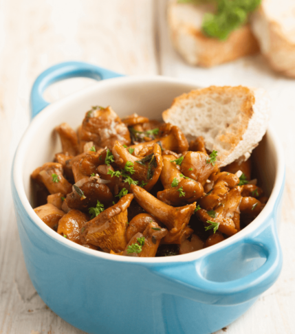 Ραγού μανιταριών με κάστανα