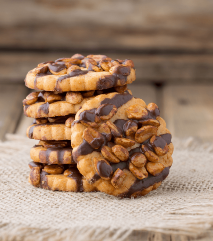 Μπισκότα δίχρωμα με σοκολάτα - βανίλια (βουτήματα)