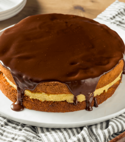 Τούρτα Κωκ (Boston cream pie)