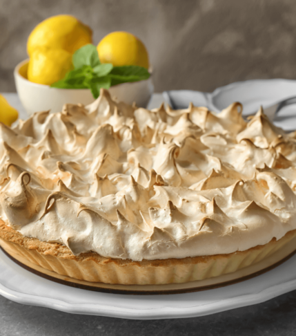 Lemon pie με ψητή μαρέγκα