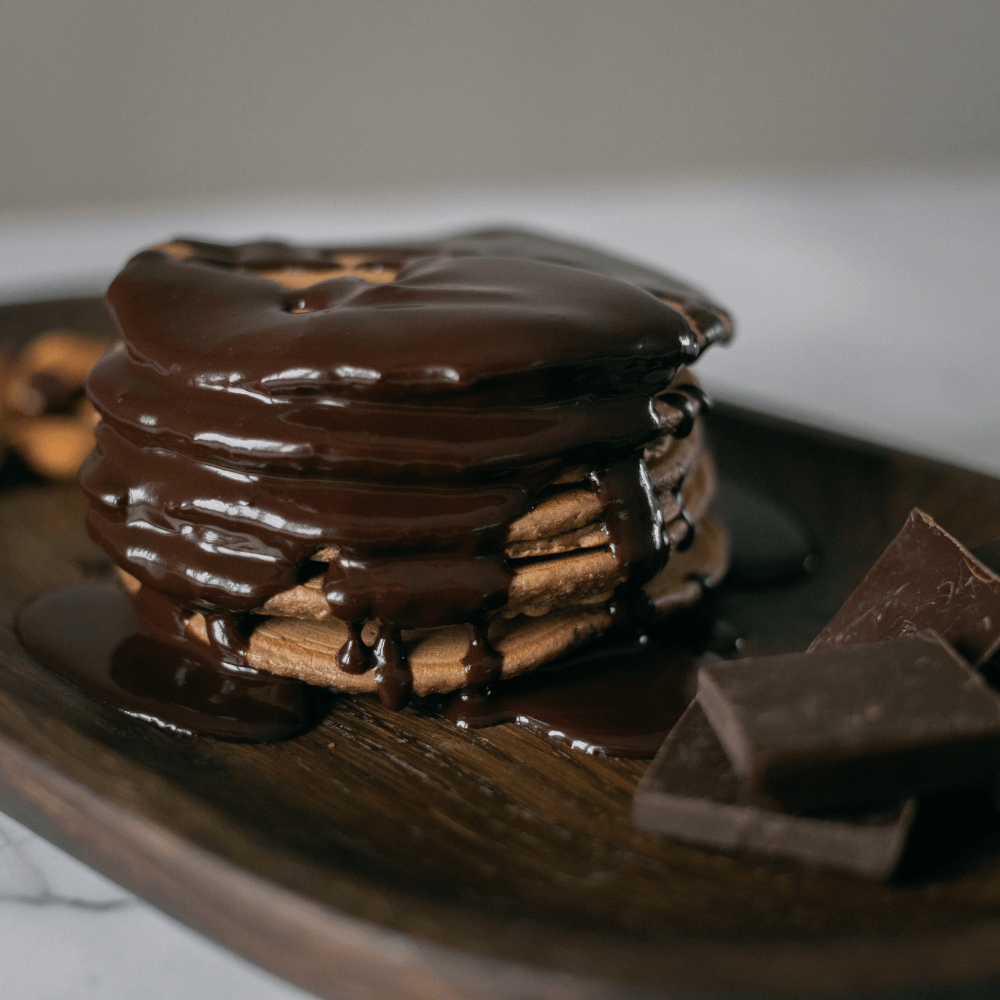 Υγιεινά pancakes σοκολάτας
