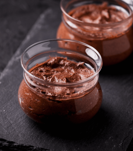Mousse σοκολάτας με αβοκάντο