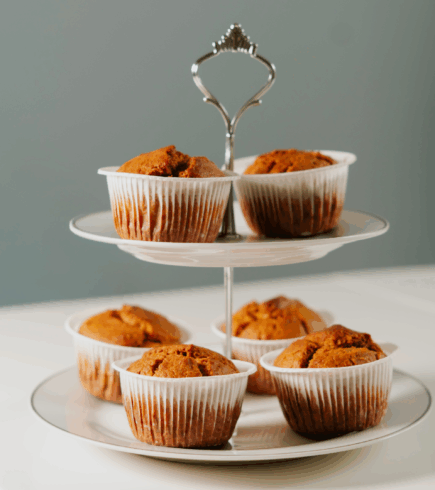 Halloween Cupcakes Kολοκύθας με Mέλι (χωρίς ζάχαρη)