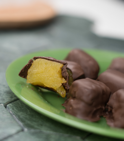 Σοκολατάκια πορτοκαλιού χωρίς ζάχαρη