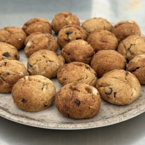 Cookies φουντουκιού με σταγόνες σοκολάτας 20τμχ.