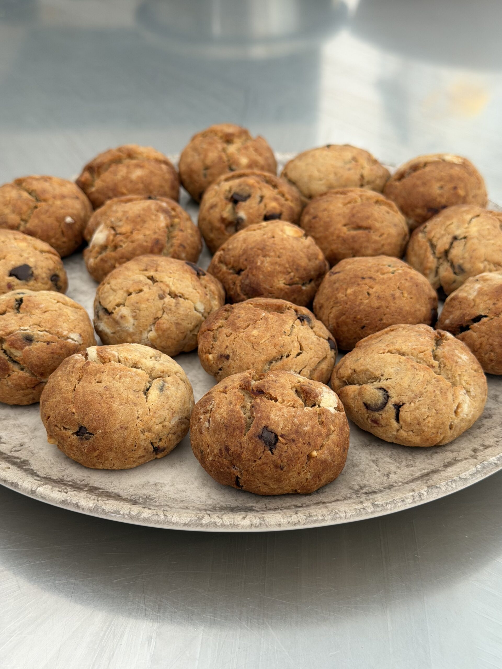 Cookies φουντουκιού με σταγόνες σοκολάτας 20τμχ.